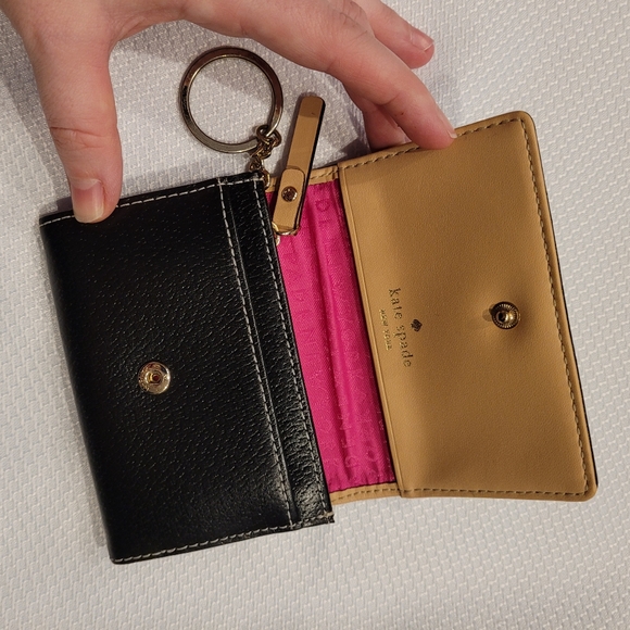 Kate Spade Keychain Wallet with ID and Coin pocket - Picture 2 of 6